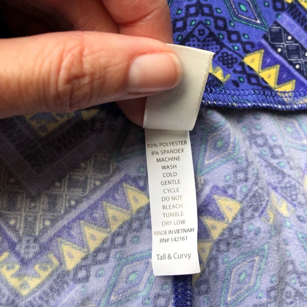 LuLaRoe Leggings Tall & Curvy NWT - Picture 4 of 6